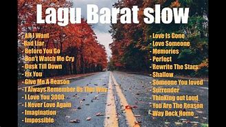 Lagu Slow Barat